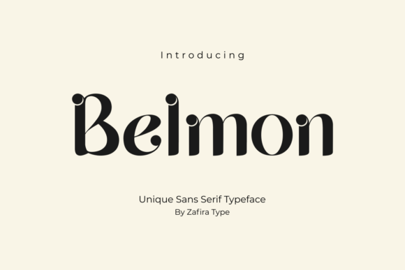 Belmon: A Modern Sans Serif Font for Digital Branding