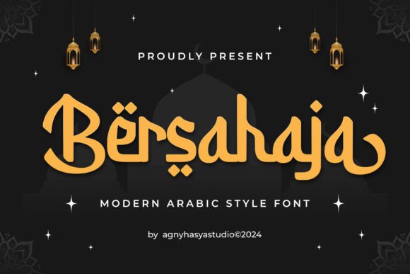 Bersahaja: A Modern Islamic Display Typeface for Brand Elegance