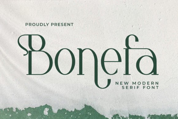 Bonefa: A Modern Serif Font That Elevates Your Brand