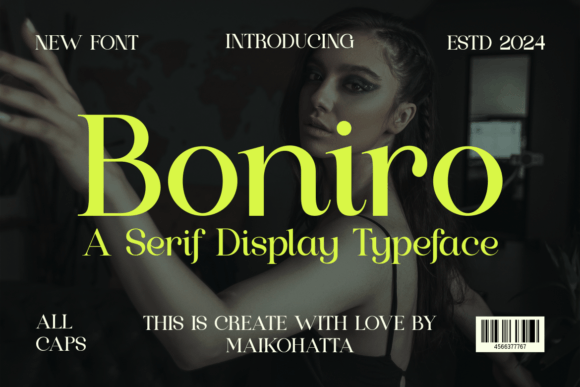Boniro: A Modern Serif Font That Builds Trust for Small Businesses