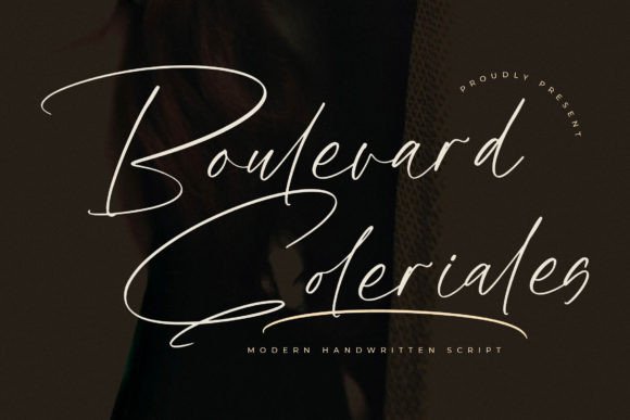 Boulevard Goleriales: A Luxury Script Font That Feels Like Hand-Drawn Confidence