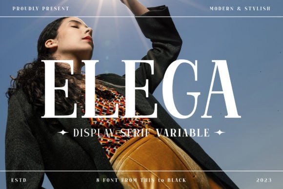 Elega: A Display Serif Font That Elevates Handmade Design