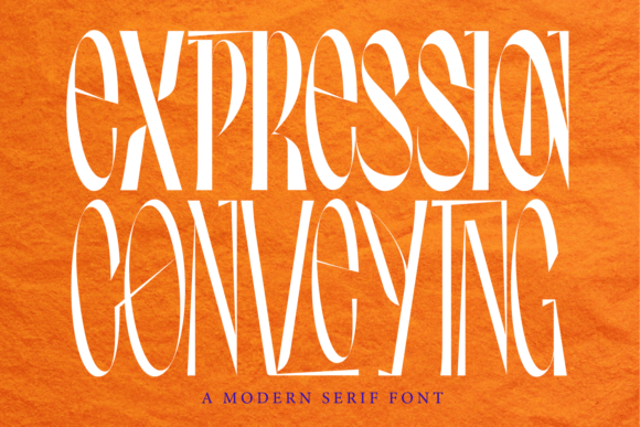 Expression Conveying: A Sans Serif Font That Cuts Through the Noise