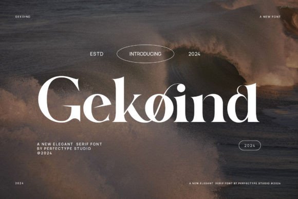 Gekoind: A Sophisticated Serif Font for Handmade Creators