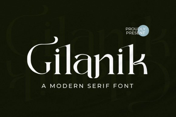 Gilanik: A Modern Serif Font for Elegant Web Design
