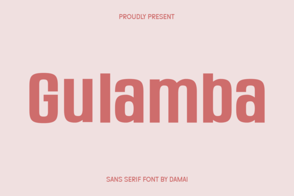 Gulamba: A Clean Sans Serif Font That Elevates Your Brand