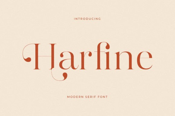Harfine: A Serif with Quiet Confidence