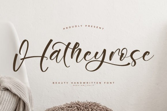 Hatheyrose: A Luxury Script Font That Makes Your Message Instantly Clear