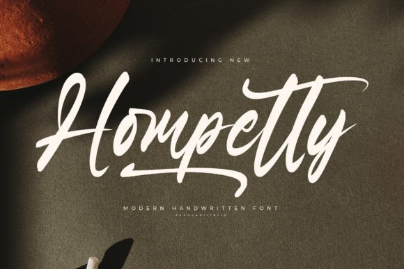 Hompetty: A Modern Handwritten Font for Thoughtful Editorial Design