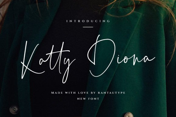 Katty Diona: A Modern Script Typeface for Digital Branding