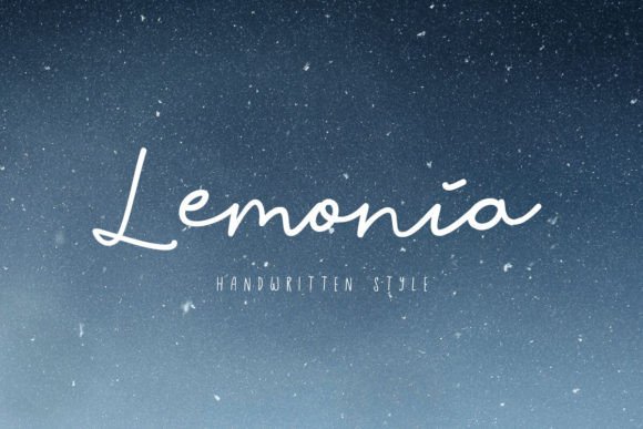 Lemonia: A Modern Script Font for Digital Branding