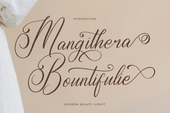 Mangithera Bountifulie: A Luxury Script Font That Elevates Digital Branding