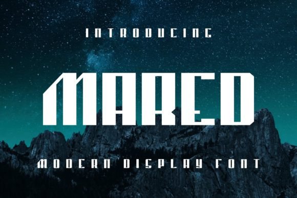 Mared: A Modern Sans Serif Display Font with Playful Clarity