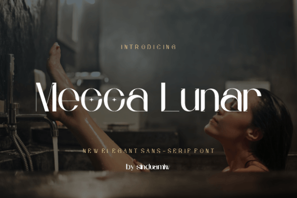Mecca Lunar: A Sans Serif Font That Breathes With Your Content