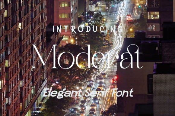 Moderat: A Serif Font That Speaks with Quiet Confidence