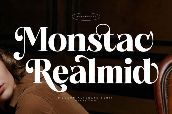 Monstac Realmid: A Sophisticated Serif Font for Digital Branding