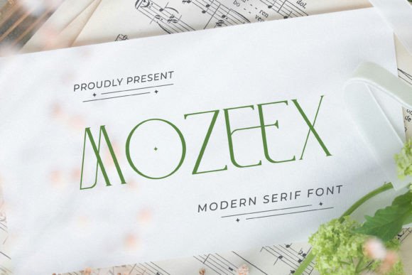 Mozeex: A Premium Serif Font for Confident Branding