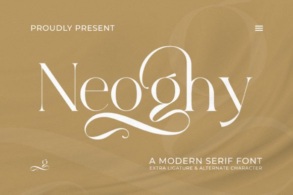Neoghy: A Premium Serif Font for Handmade Brands