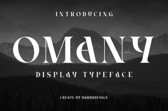 Omany: A Bold Serif Font for Scroll-Stopping Brand Content