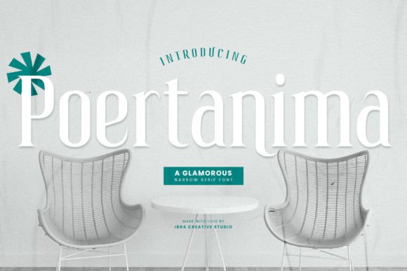 Poertanima: A Glamorous Serif Font for Refined Digital Branding