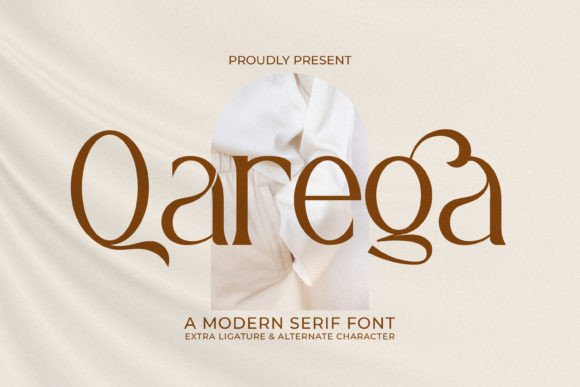 Qarega: A Premium Serif Font That Earns Its Place in Campaign Visuals