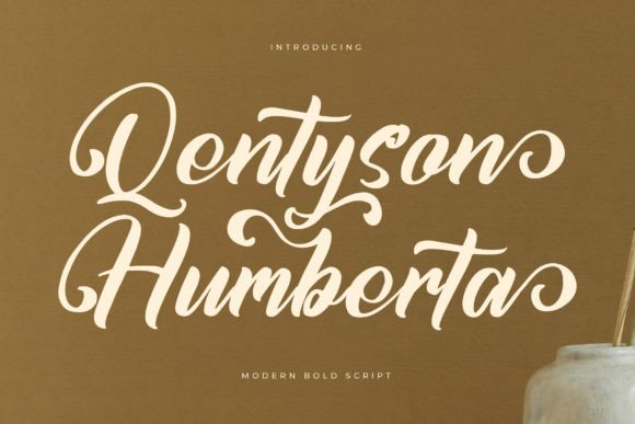 Qentyson Humberta: A Modern Bold Script for Digital Branding