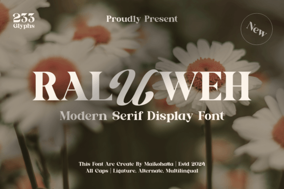 Raluweh: A Modern Serif Font That Builds Trust for Small Businesses