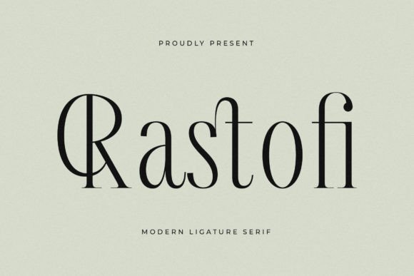 Rastofi: A Serif Font That Elevates Handmade Design