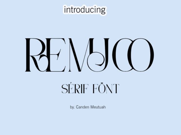 Remjoo: A Clean, Confident Font for Small Business Branding