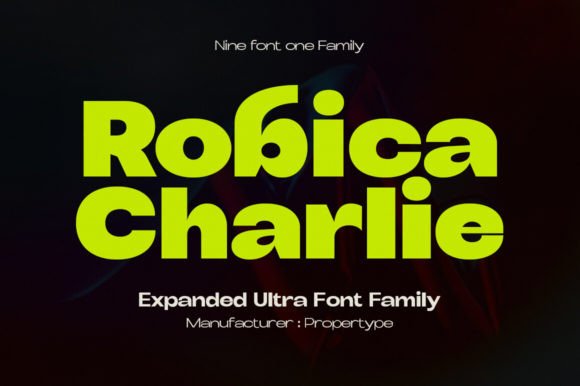 Robica Charlie: A Bold Serif Font for Digital Brand Identity