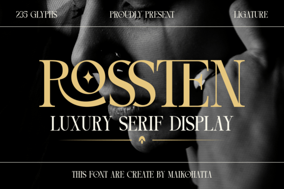 Rossten: A Modern Serif Font for Digital Clarity and Brand Confidence