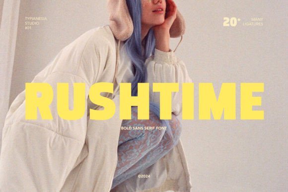Rushtime: A Bold Sans Serif Font for Impactful Web Design