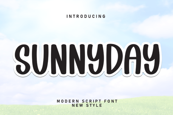 Sunnyday: A Friendly Sans Serif Font for Digital Design