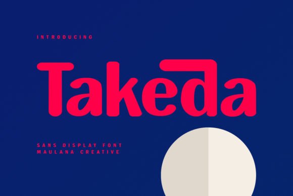 Takeda: A Friendly Sans Serif Font for Scroll-Stopping Marketing